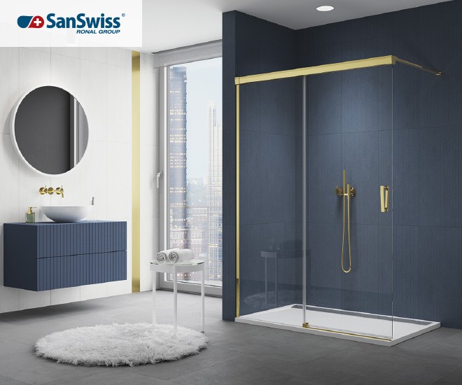 Sprchové kouty SanSwiss CADURA jsou zaměřeny na detail